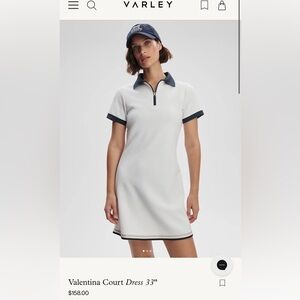 Varley Valentina Court Dress with Dark Trim
